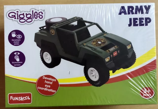 Funskool Giggles ARMY Jeep, multicolor VERDE Edad 3+ ENVÍO GRATIS #