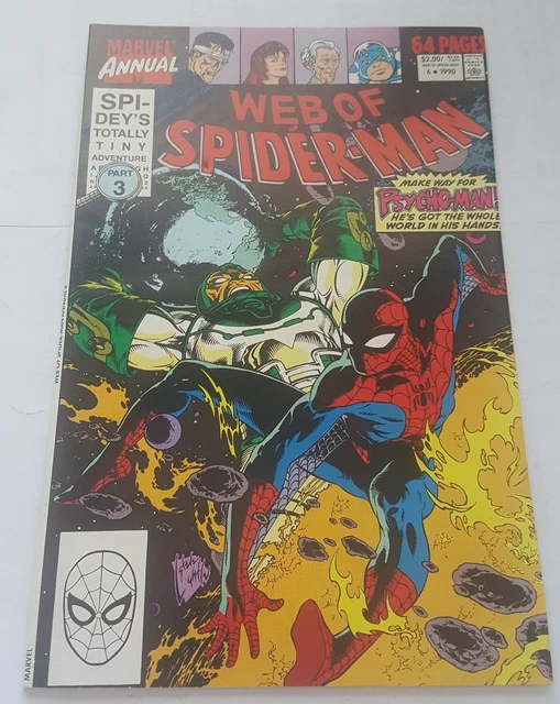 web of spiderman annual # 6 direct edition