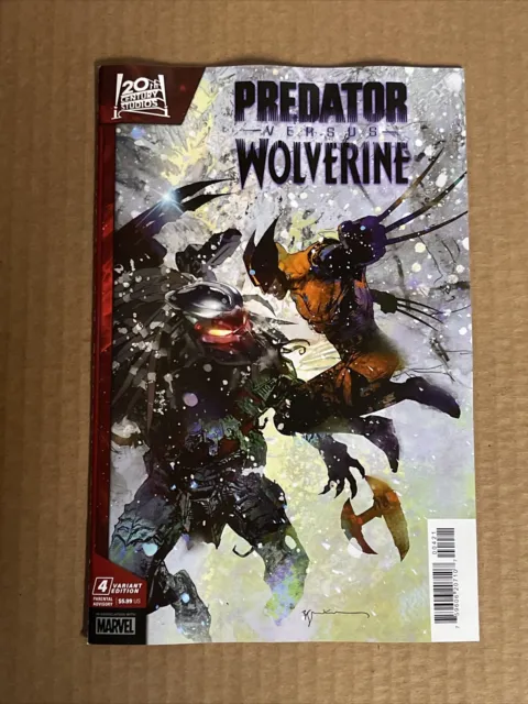 Predator Vs Wolverine #4 Sienkiewicz Variant First Print Marvel Comics (2023)