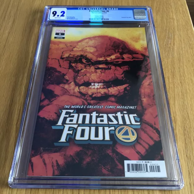 Fantastic Four #6 March 2019,Bill Sienkiewicz,CGC 9.2 White Pages