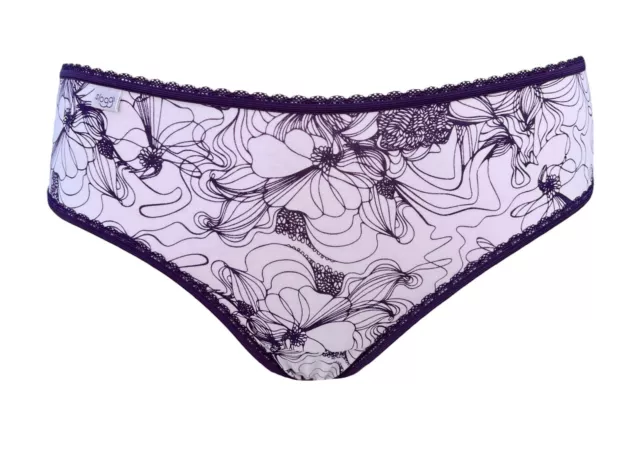 Confezione da 3 sloggi hipster perizoma brazil panty 91% cotone XL NUOVO