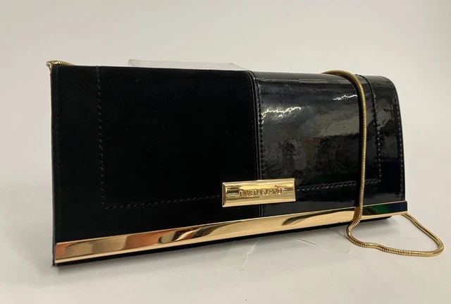 River island gold clutch bag on sale