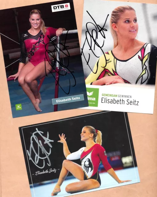 Elisabeth SEITZ - 3 TOP - AK Bilder - Print Copies + Signierte TURN AK - GRATIS