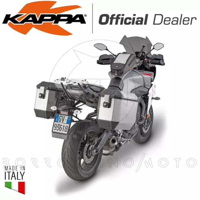 Kappa K-Mission Coppia Valigie Laterali Moto In Alluminio 36Lt Monokey System 2