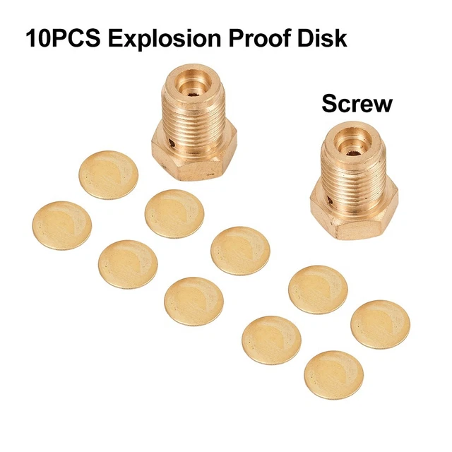 10 PEZZI disco antideflagrante ad alta pressione per compressore d'aria YONG HENG 30MPa