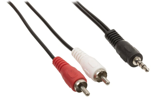 Cavo Audio Sonero Premium 5m - Jack 3.5mm A 2 RCA Con Contatti Dorati Adattatore Jack 3.5mm RCA - 6