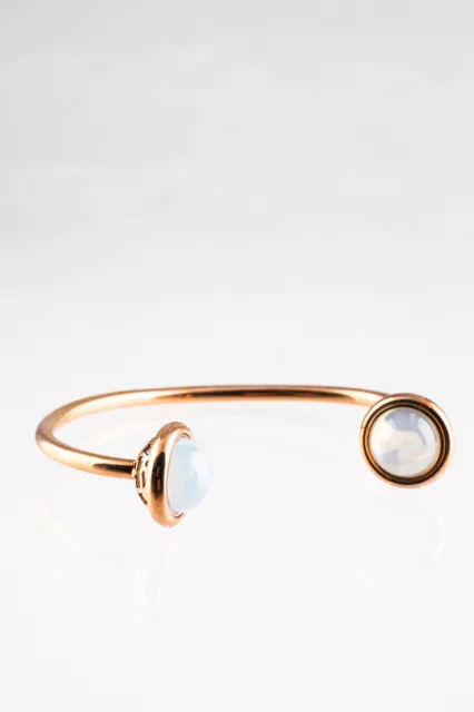 Folli Follie Womens Rose Gold Tone Metal Orbit Bangle Bracelet