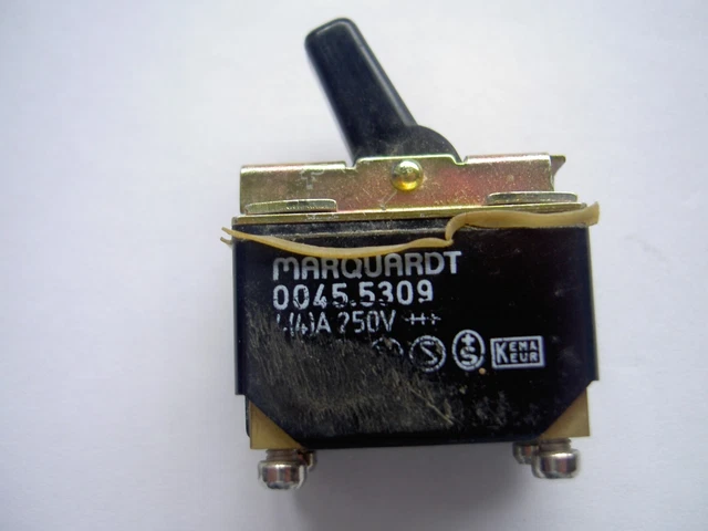 Powice MINI Schalter 2er Set Mit Kabel - 12V/6A Drucktaster Wasserdicht Selbstsichernd