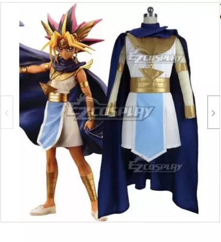 Yu-Gi-Oh! Yugioh Atem Mutou Yugi Dress Party Halloween Cosplay Costume！