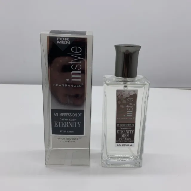 Instyle by Clavin Klein Eternity for Men, 3.4 Ounce - 100 ml Mens Cologne