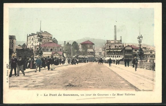 CPA Suresnes, Le Pont, Le Mont Valerien