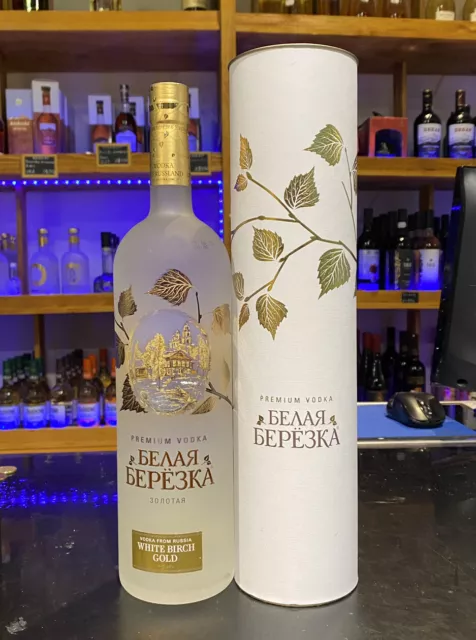 Vodka Ru$$e Belaya Berezka Gold 1L + Tube En Carton - 40%