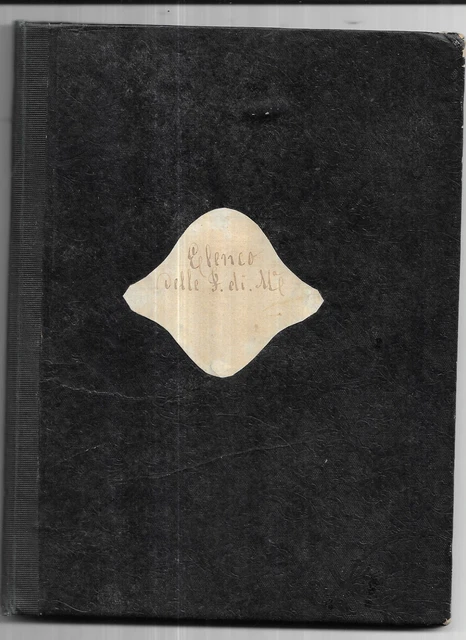 SUORE VISITANDINE GENOVA. RARO QUADERNO MANOSCRITTO. PRIMI '800, pp.92. VEDI