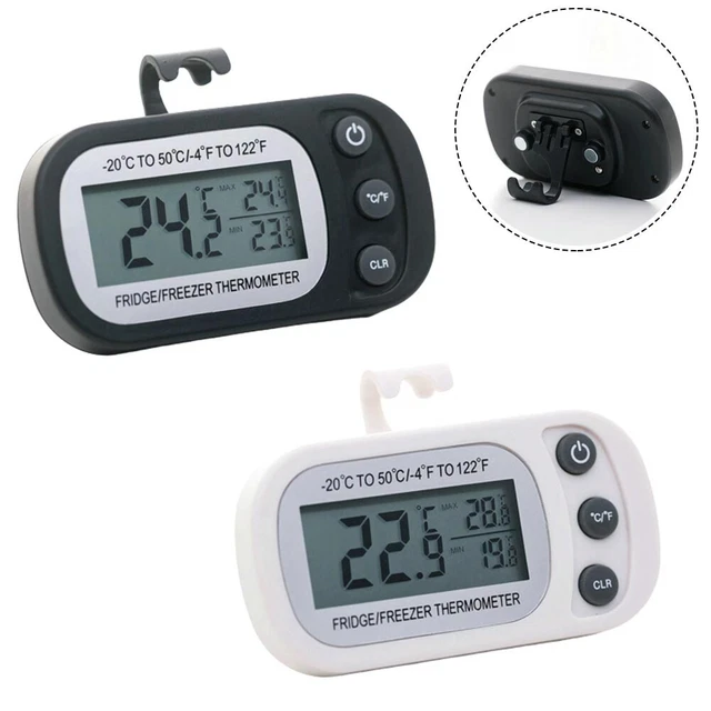 Termómetro Home Tempómetro Plástico Impermeable con LCD Min/Max