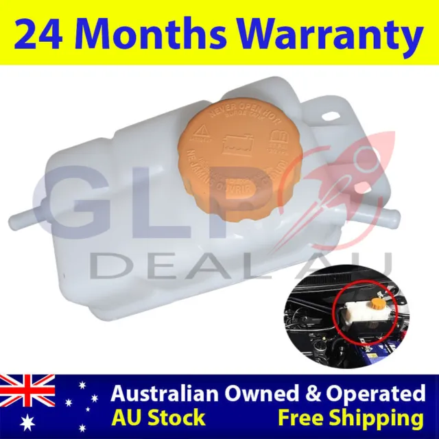 Coolant Radiator Reservoir Tank 96930818 with Cap for Holden Barina TK 1.6L