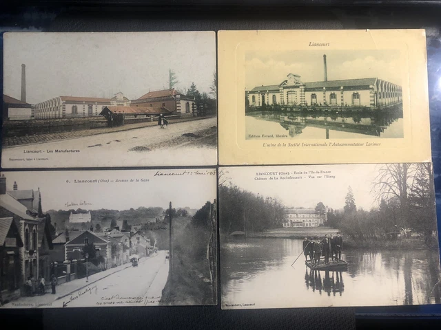 Lots De 4 CPA de Liancourt