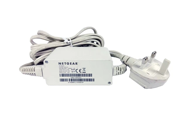 NETGEAR AD10330-1RLF 12.0V 2.5A 30.0W AC-DC Adapter Power Supply 5.5/2 ...
