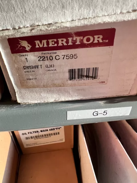 Genuine New Oem Meritor Camshaft 2210C7595