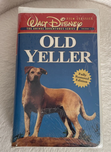 Yellow Vhs Shell OLD YELLER (VHS, 1998, Clam Shell) Volume 1 New Sealed Fully Restored ...
