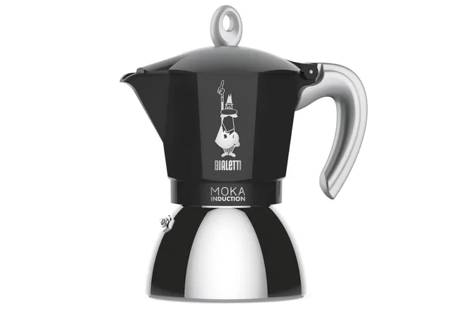 Bialetti HAUSRAT Espressokocher New Moka Induction schwarz 2 Tassen