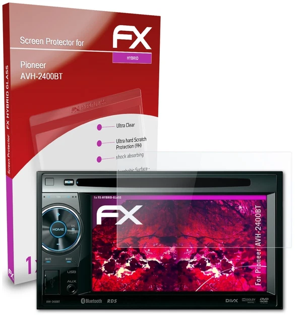 Protection écran FX-Hybrid-Glass Pour Pioneer XDJ-RR - Film Verre/plastique 9H - Anti-rayures Et Anti-traces