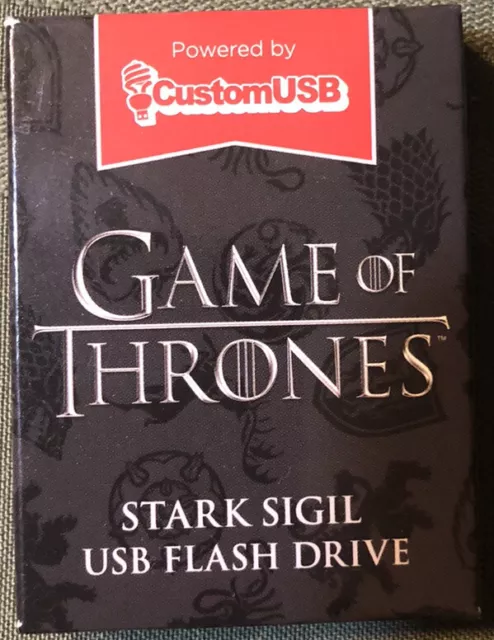 Game of Thrones Stark Sigil USB Flash Drive- 4GB- Lootcrate Exclusive- New NIB