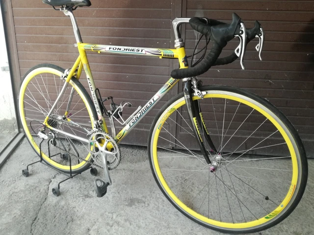 Vélo De Course Vintage Fondriest Columbus EL.O.S - Taille 54x54cm, Cadre Acier, Fabriqué En Italie