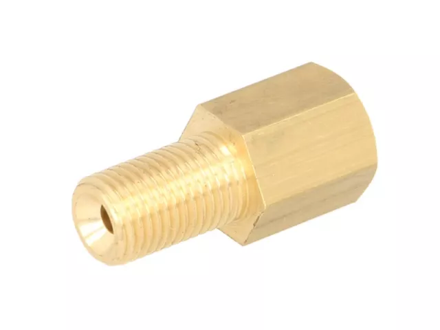 Brake Line Pipe Brass M10x1 Female to 3/8”x24UNF Male Fitting Connector Coupler