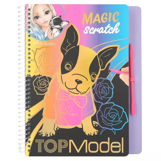 TOPModel Magic Scratch Book Kratzbuch Kratzbilder-Buch Kreativbuch TOP Model NEU