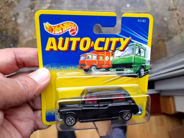 Hot Wheels 1994 Mattel Auto City Extremely Rare Corgi London Black Taxi Sealed