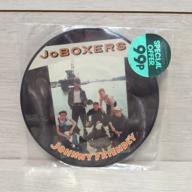 Jo Boxers - Johnny Friendly - 7" Vinyl Picture Disc Single Record - 1983 - VG+
