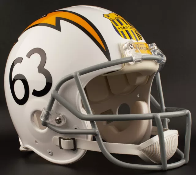 SAN DIEGO CHARGERS NFL Schutt OPO-SW Football Helmet Facemask / Faceguard 3