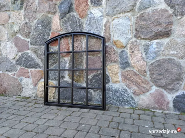 Jugendstil Gusseisen Scheunen Stall Fenster mit Rundbogen neu