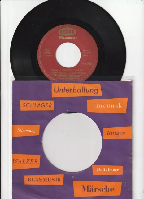 WERNER MÜLLER - Music-Box-Favoriten Nr. 9  7" EP Single -DECCA GER 1962 -VG+