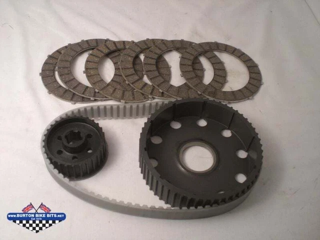 Steel Belt Drive Kit - Triumph T140 Bonneville/TR7 Tiger 1973-79 *UK MADE*