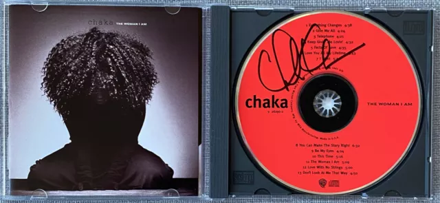 Chaka Khan Signed In Person The Woman I Am CD - Authentic