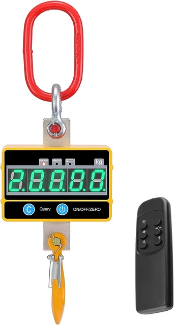 Do-Electr Bilancia Elettronica per Gru 2000KG, Digitale Bilancia Industriale Alt