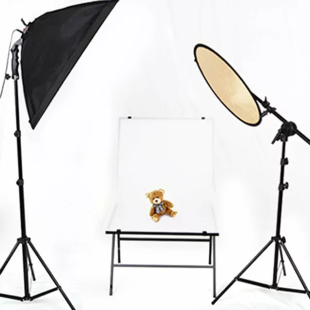 Soporte reflector plegable fotográfico + 2 m soporte de luz para estudio fotográfico NUEVO