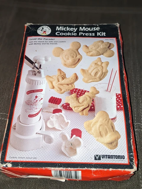 Kit de prensa de galletas Mickey Mouse de Disney 1994 No. 975