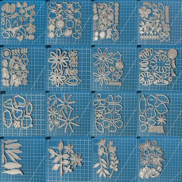 Metal Cutting Dies Flowers Leaves DIY Scrapbooking Embossing Paper Card Stencils