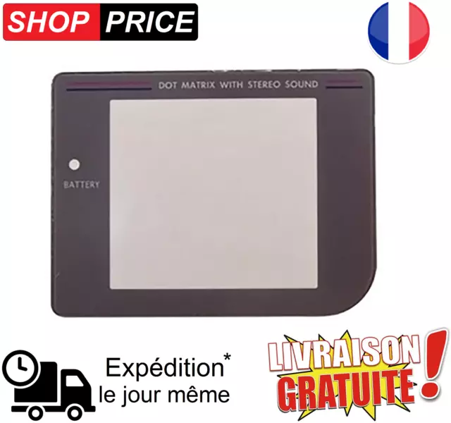 Ecran vitre de remplacement pour Game Boy FAT classique screen   NEUF.