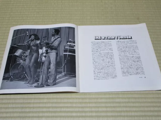 "IKE & TINA TURNER" Tourbook Japan Tour 1974 Program Booklet 3