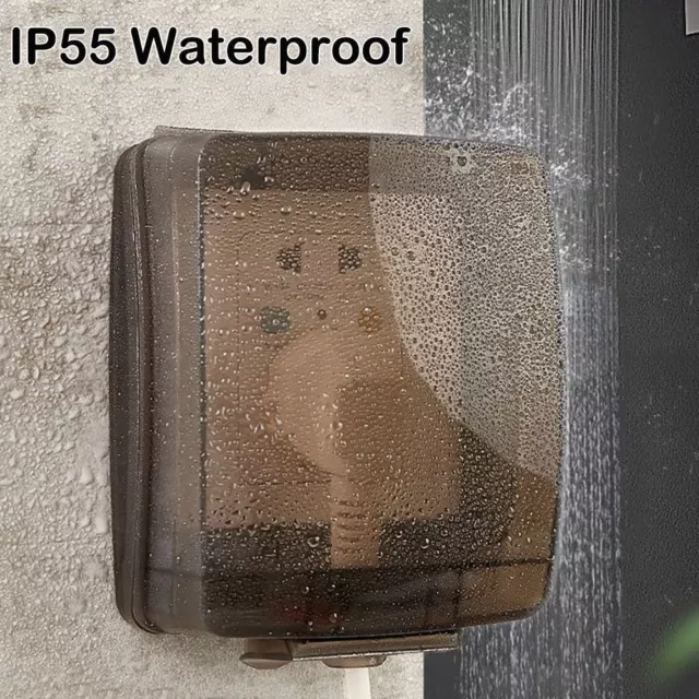 IP55 Wasserdicht Steckdose Wasserdichte Box  Badezimmer