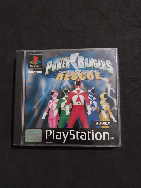 POWER RANGERS LIGHTSPEED Rescue Sony Playstation 1 Ps1 Pal Multi ...