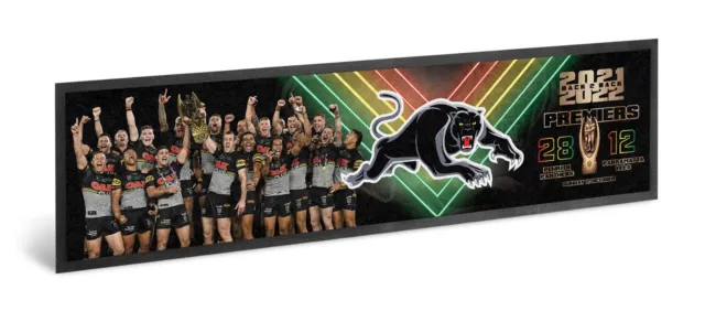 Penrith Panthers NRL Back To Back Premiers Team Image Premiership 2022 Bar Ma...