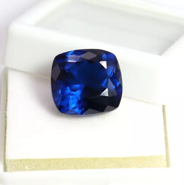 100% naturel 10,40 ct spinelle bleu sri lankais coussin coupé impeccable...