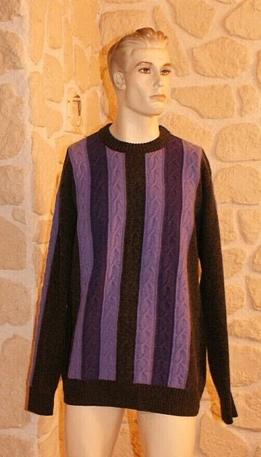 Pull Gris En Laine Moves - Taille L, Modèle Sibelle - Neuf Avec étiquettes (prix D'origine 78€)