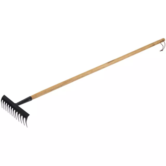 Draper 14306 Carbon Steel Garden Rake with Ash Handle