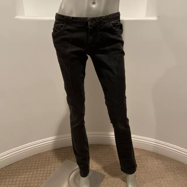 Givenchy Paris Black Washed Slim Fit Jeans Size IT 38, USA 6