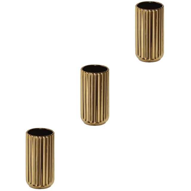 3x Mesa de comedor Jarrón Jarrón Decoración para Hogar Oficina